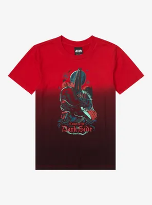 Our Universe Star Wars Dark Side Split Dye Youth T-Shirt - BoxLunch Exclusive