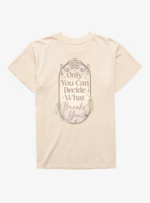 A Court Of Wings & Ruin Only You Decide What Breaks Mineral Wash T-Shirt