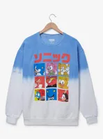 Sonic the Hedgehog Character Portraits Split Dye Crewneck - BoxLunch Exclusive