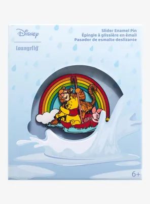 Loungefly Disney Winnie The Pooh Rainy Day 3 Inch Sliding Enamel Pin