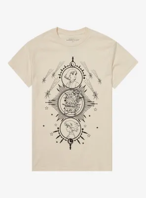 Studio Ghibli Howl's Moving Castle Duo Compass Boyfriend Fit Girls T-Shirt