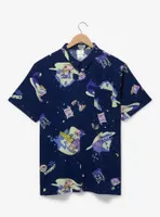 Courage the Cowardly Dog Scenic Allover Print Woven Button Up - BoxLunch Exclusive
