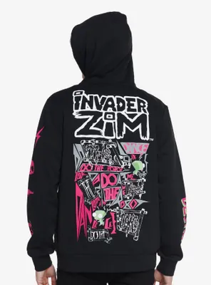 Invader Zim Doom Collage Hoodie