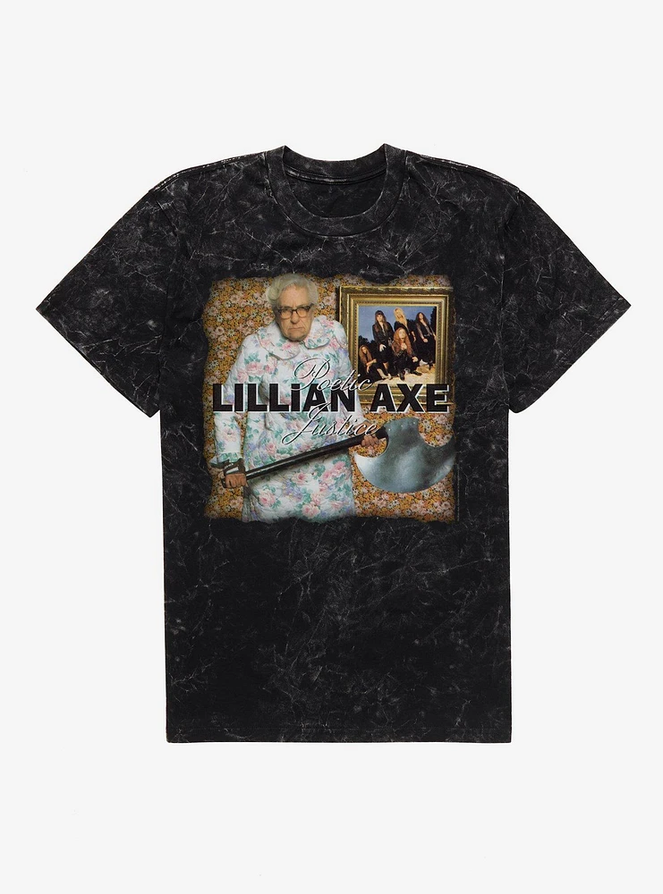 Lillian Axe Poetic Justice Mineral Wash T-Shirt