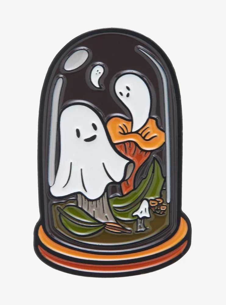 Ghost Terrarium Enamel Pin