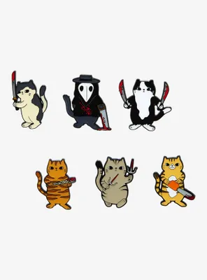 Horror Cats Series 5 Weapons Blind Box Enamel Pin Hot Topic Exclusive