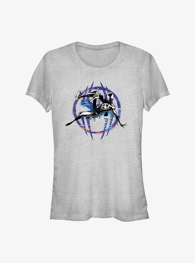 Marvel Spider-Man: Across the Spider-Verse Miles Morales Fly By Girls T-Shirt