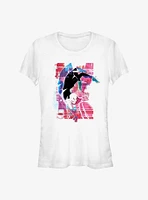 Marvel Spider-Man: Across the Spider-Verse Spider-Gwen Glitchy Arachnid Girls T-Shirt