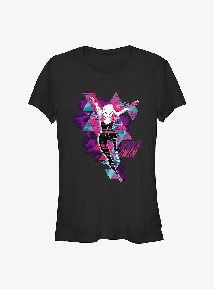 Marvel Spider-Man: Across the Spider-Verse Spider-Gwen Poster Girls T-Shirt