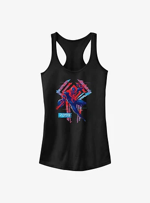 Marvel Spider-Man: Across the Spider-Verse Miguel O'Hara 2099 Badge Girls Tank