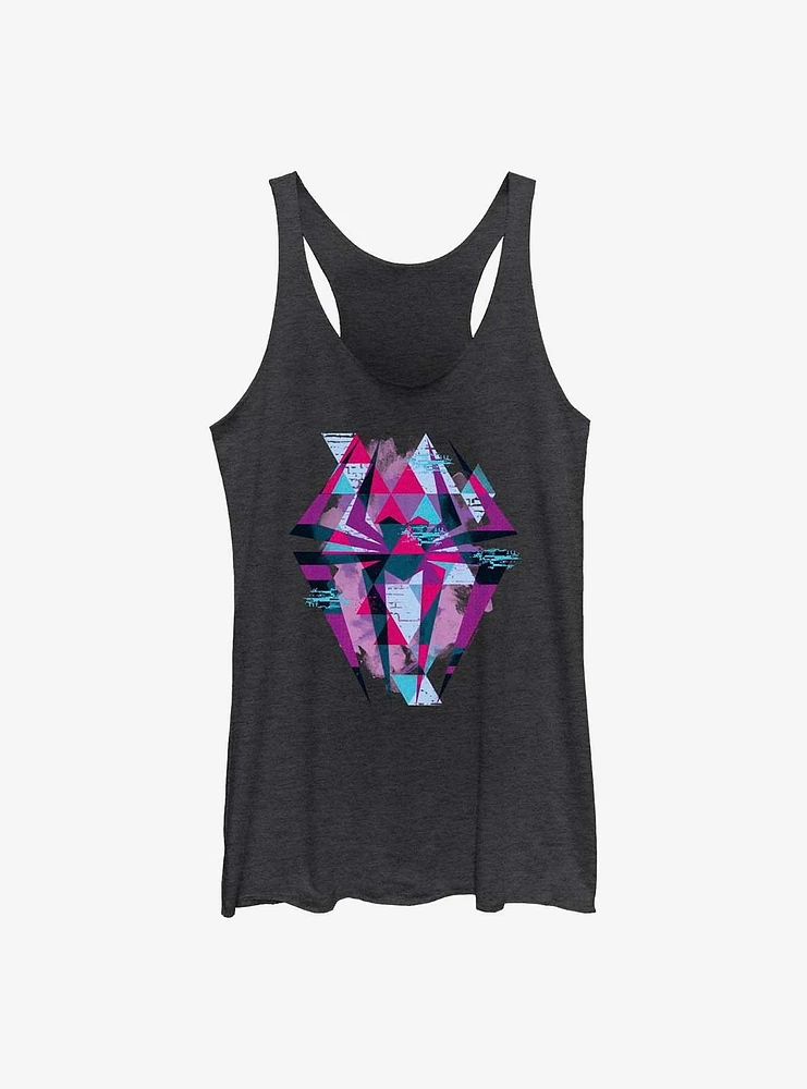 Marvel Spider-Man: Across the Spider-Verse Geometric Spider-Gwen Symbol Girls Tank