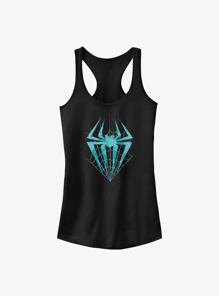 Marvel Spider-Man: Across the Spider-Verse Spider-Gwen Logo Webs Girls Tank