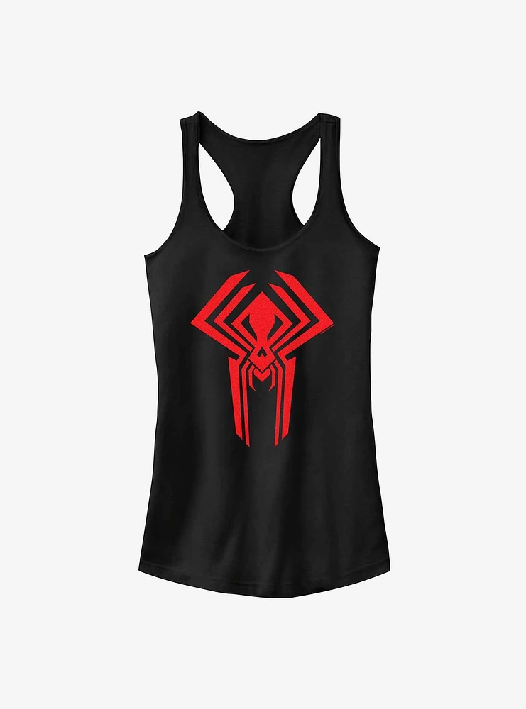 Marvel Spider-Man: Across The Spider-Verse Miguel O'Hara 2099 Logo Girls Tank