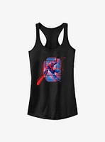 Marvel Spider-Man: Across the Spider-Verse Miguel O'Hara Shooting Webs Girls Tank