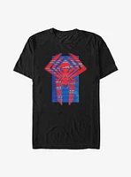 Marvel Spider-Man: Across the Spider-Verse Glitchy Miguel O'Hara Logo T-Shirt