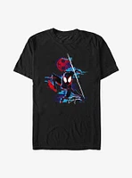 Marvel Spider-Man: Across the Spider-Verse Glitchy Miles Morales T-Shirt