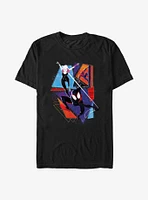 Marvel Spider-Man: Across the Spider-Verse Spider-Gwen Miguel O'Hara and Miles Morales Poster T-Shirt
