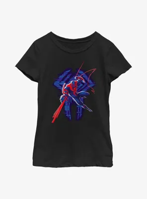 Marvel Spider-Man: Across the Spider-Verse Miguel O'Hara 2099 Poster Youth Girls T-Shirt