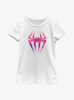 Marvel Spider-Man: Across the Spider-Verse Spider-Gwen Overlay Logo Youth Girls T-Shirt