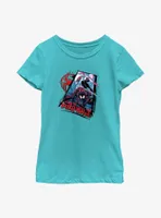 Marvel Spider-Man: Across the Spider-Verse Spider Trio Youth Girls T-Shirt