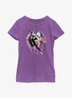 Marvel Spider-Man: Across the Spider-Verse Sketchy Spider-Gwen Youth Girls T-Shirt