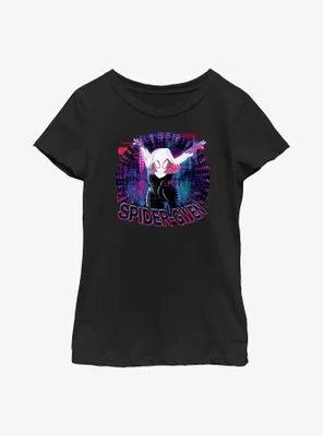Marvel Spider-Man: Across the Spider-Verse Spider-Gwen Youth Girls T-Shirt