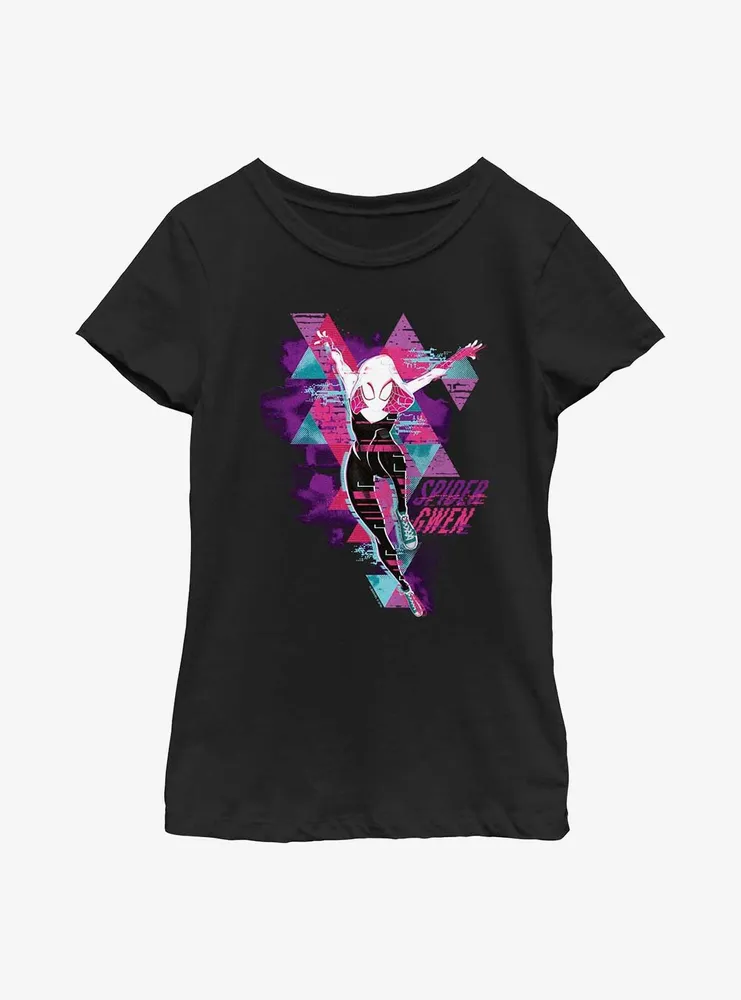 Marvel Spider-Man: Across the Spider-Verse Spider-Gwen Poster Youth Girls T-Shirt