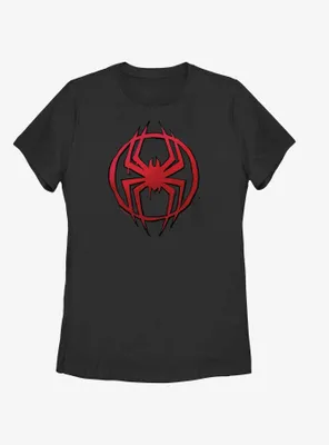 Marvel Spider-Man: Across the Spider-Verse Miles Morales Spider Icon Womens T-Shirt