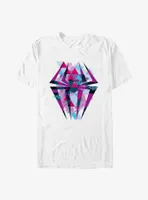 Marvel Spider-Man: Across the Spider-Verse Geometric Spider-Gwen Symbol T-Shirt