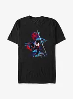 Marvel Spider-Man: Across the Spider-Verse Glitchy Miles Morales T-Shirt