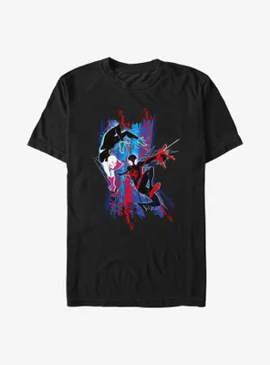 Marvel Spider-Man: Across the Spider-Verse Spider-Gwen and Miles T-Shirt
