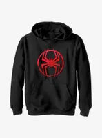 Marvel Spider-Man: Across the Spider-Verse Miles Morales Spider Icon Youth Hoodie
