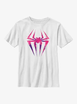 Marvel Spider-Man: Across the Spider-Verse Spider-Gwen Overlay Logo Youth T-Shirt