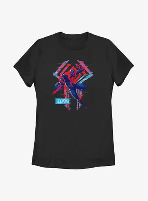 Marvel Spider-Man: Across the Spider-Verse Miguel O'Hara 2099 Badge Womens T-Shirt