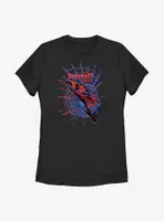 Marvel Spider-Man: Across the Spider-Verse Miguel O'Hara Web Launch Womens T-Shirt