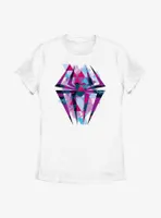 Marvel Spider-Man: Across the Spider-Verse Geometric Spider-Gwen Symbol Womens T-Shirt