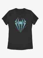 Marvel Spider-Man: Across the Spider-Verse Spider-Gwen Logo Webs Womens T-Shirt