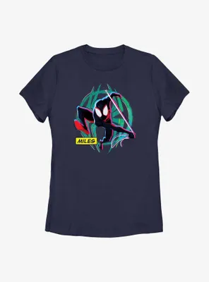 Marvel Spider-Man: Across the Spider-Verse Miles Morales Badge Womens T-Shirt