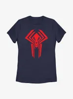 Marvel Spider-Man: Across the Spider-Verse Miguel O'Hara 2099 Logo Womens T-Shirt