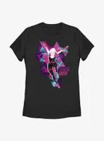 Marvel Spider-Man: Across the Spider-Verse Spider-Gwen Poster Womens T-Shirt