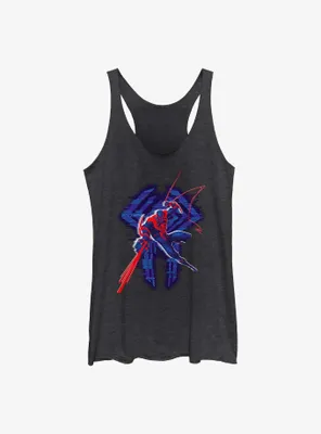 Marvel Spider-Man: Across the Spider-Verse Miguel O'Hara 2099 Poster Womens Tank Top
