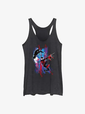 Marvel Spider-Man: Across the Spider-Verse Spider-Gwen and Miles Womens Tank Top