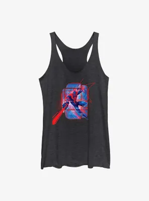 Marvel Spider-Man: Across the Spider-Verse Miguel O'Hara Shooting Webs Womens Tank Top