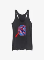 Marvel Spider-Man: Across the Spider-Verse Miguel O'Hara Shooting Webs Womens Tank Top