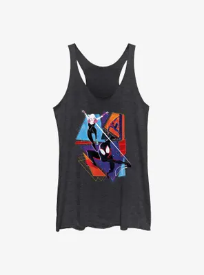 Marvel Spider-Man: Across the Spider-Verse Spider-Gwen Miguel O'Hara and Miles Morales Poster Womens Tank Top