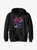 Marvel Spider-Man: Across the Spider-Verse Miguel O'Hara 2099 Badge Youth Hoodie