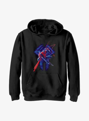 Marvel Spider-Man: Across the Spider-Verse Miguel O'Hara 2099 Poster Youth Hoodie