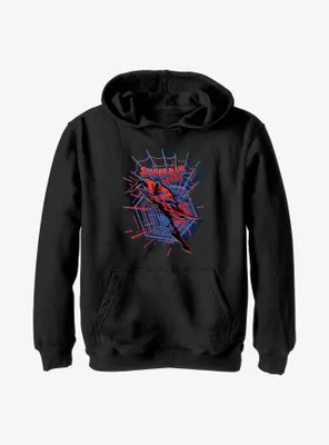 Marvel Spider-Man: Across the Spider-Verse Miguel O'Hara Web Launch Youth Hoodie