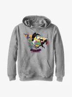 Marvel Spider-Man: Across the Spider-Verse Cityscape Spiders Youth Hoodie