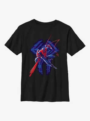 Marvel Spider-Man: Across the Spider-Verse Miguel O'Hara 2099 Poster Youth T-Shirt